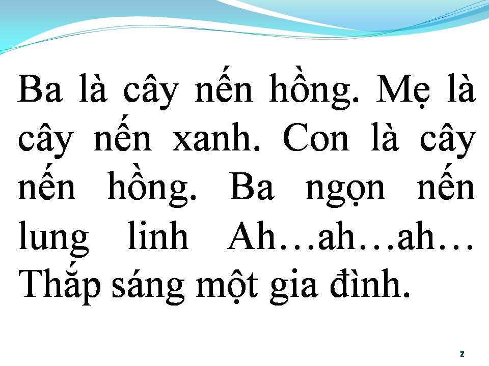 Lời bài hát BA NGỌN NẾN LUNG LINH