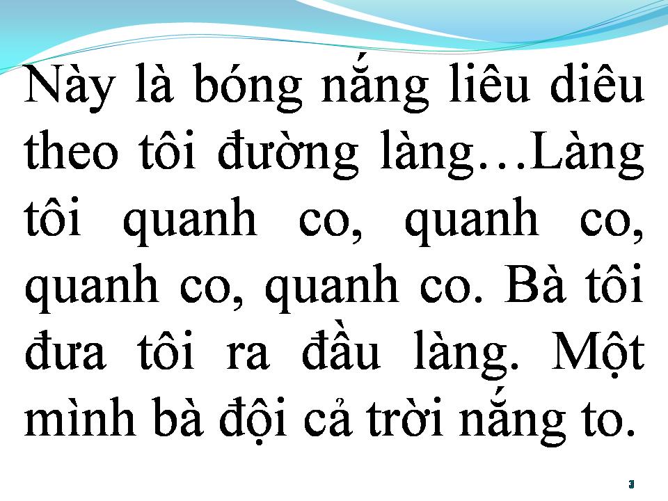 Lời bài hát BÀ TÔI