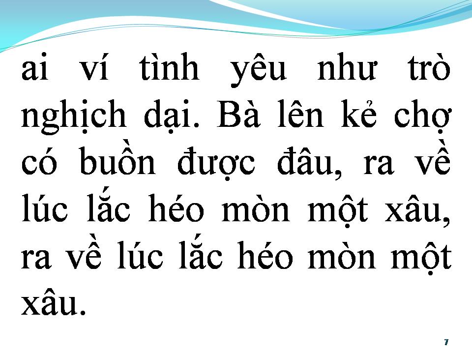 Lời bài hát BÀ TÔI
