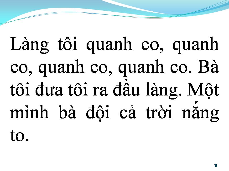 Lời bài hát BÀ TÔI