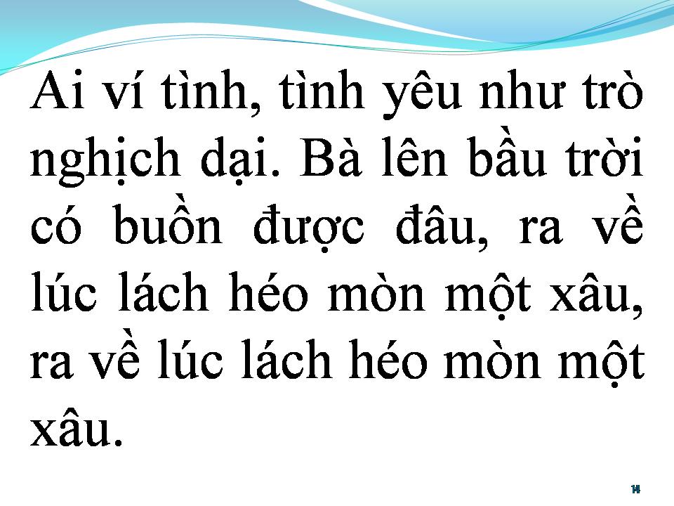 Lời bài hát BÀ TÔI