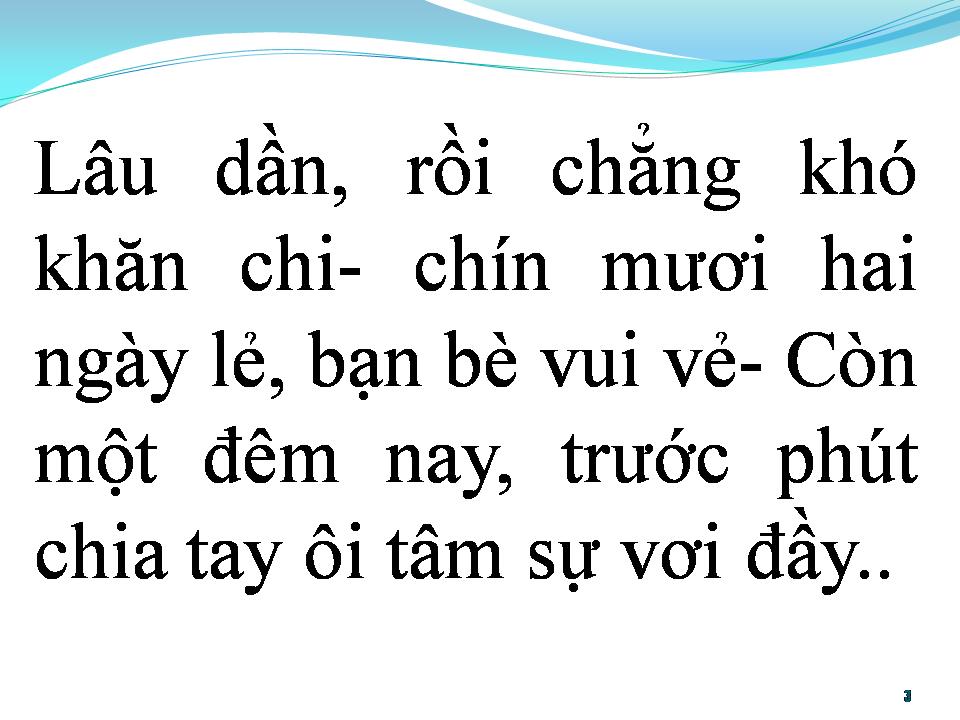 Lời bài hát BA THÁNG QUÂN TRƯỜNG