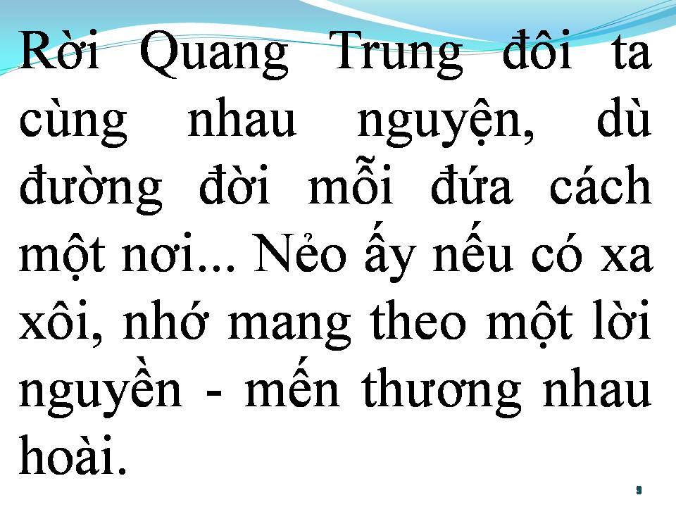 Lời bài hát BA THÁNG QUÂN TRƯỜNG
