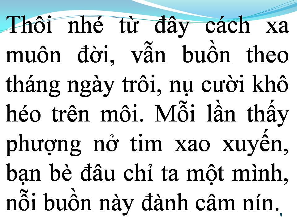 Lời bài hát BA THÁNG TẠ TỪ