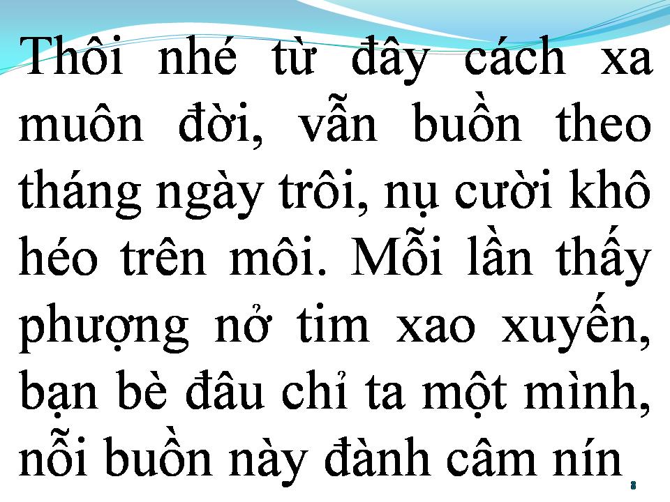 Lời bài hát BA THÁNG TẠ TỪ