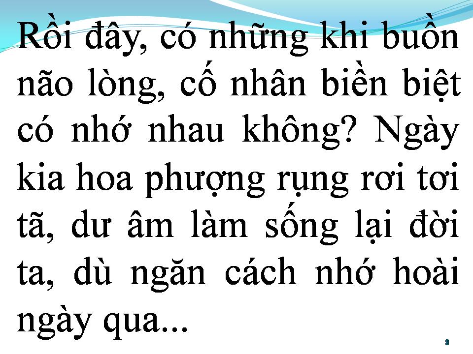 Lời bài hát BA THÁNG TẠ TỪ
