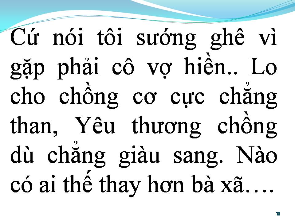 Lời bài hát BÀ XÃ TUI NUMBER ONE