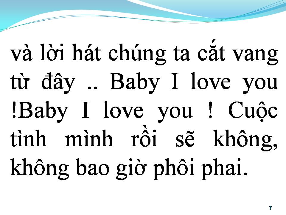 Lời bài hát BABY ANH YÊU EM