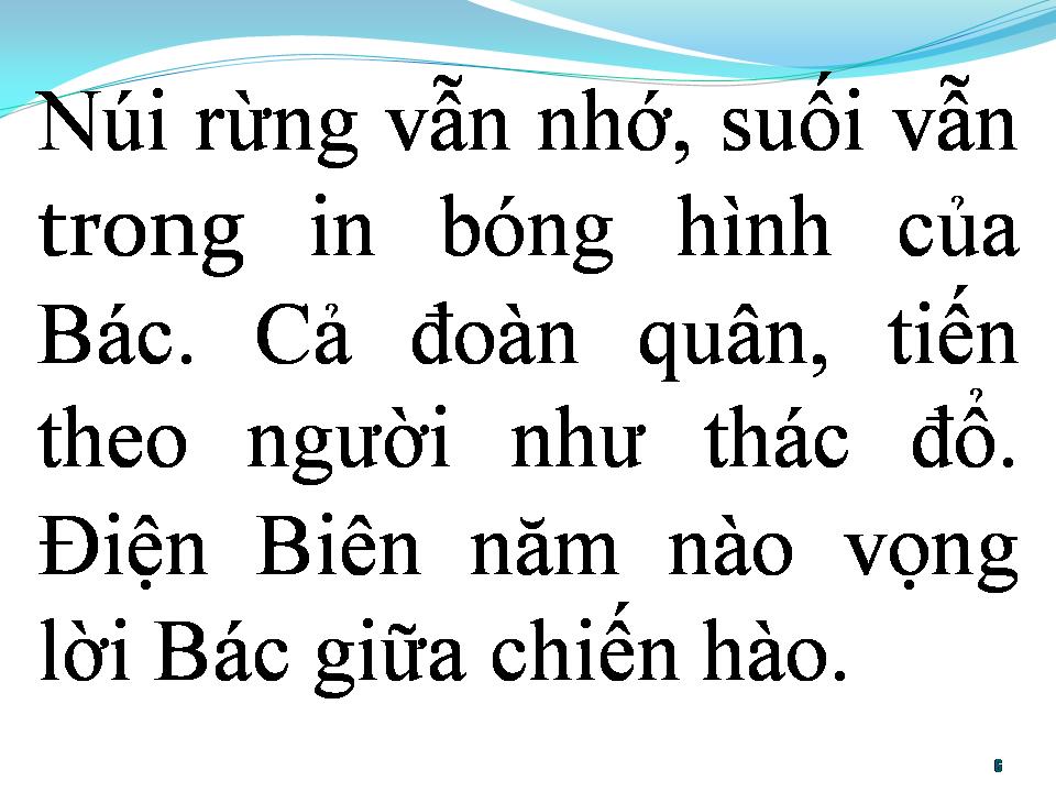 Lời bài hát BÁC ĐANG CÙNG CHÚNG CHÁU HÀNH QUÂN