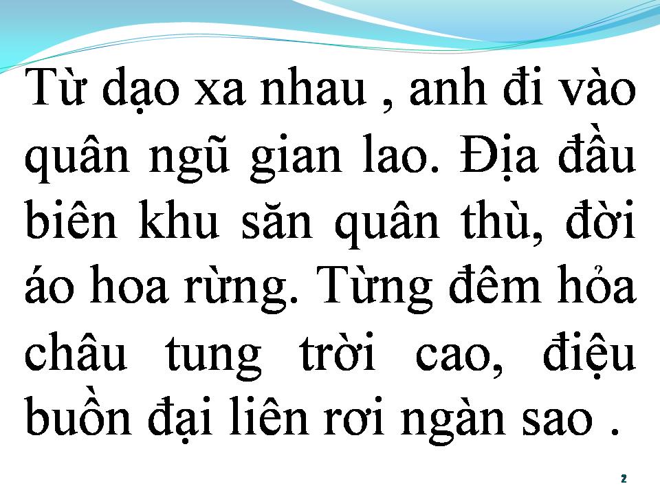 Lời bài hát BẠC MÀU ÁO TRẬN