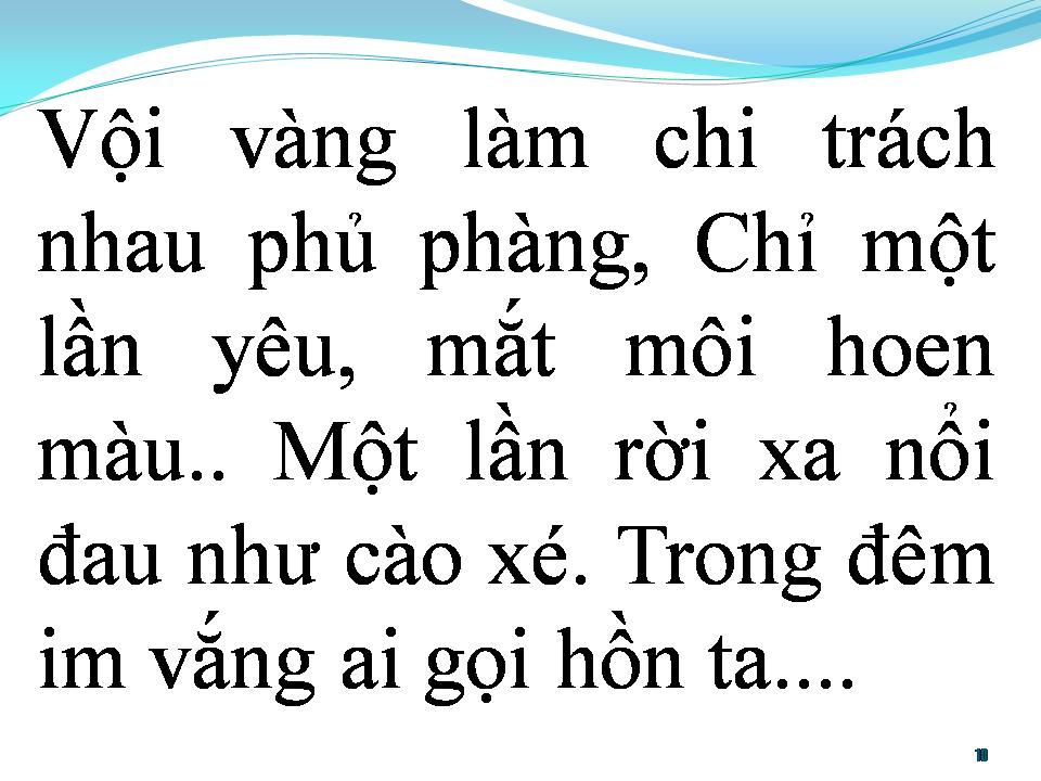 Lời bài hát BẠC TÌNH