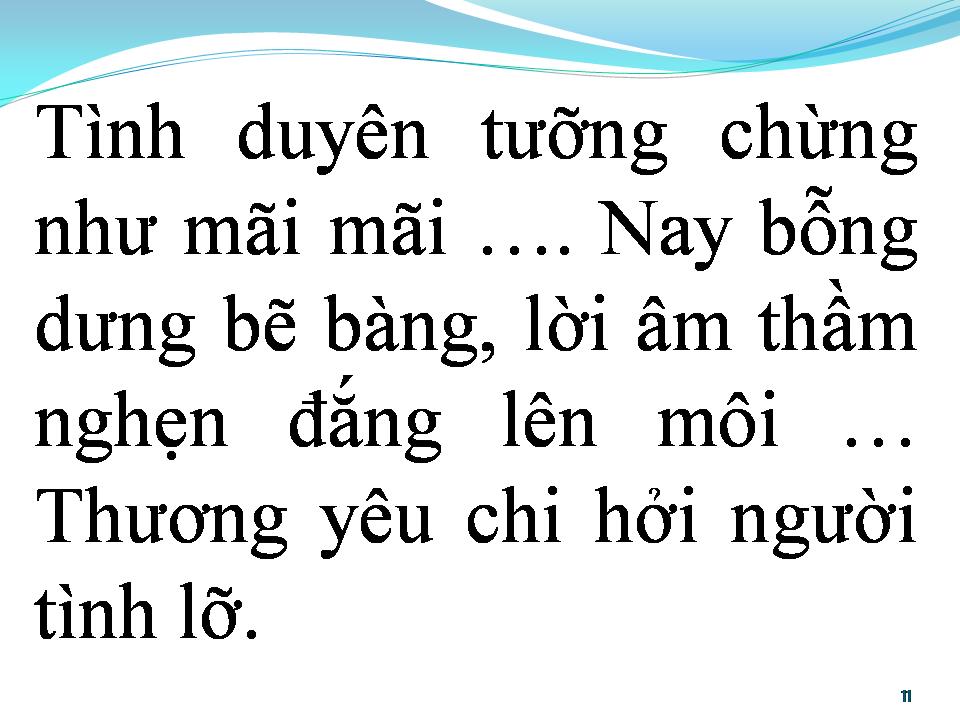 Lời bài hát BẠC TÌNH