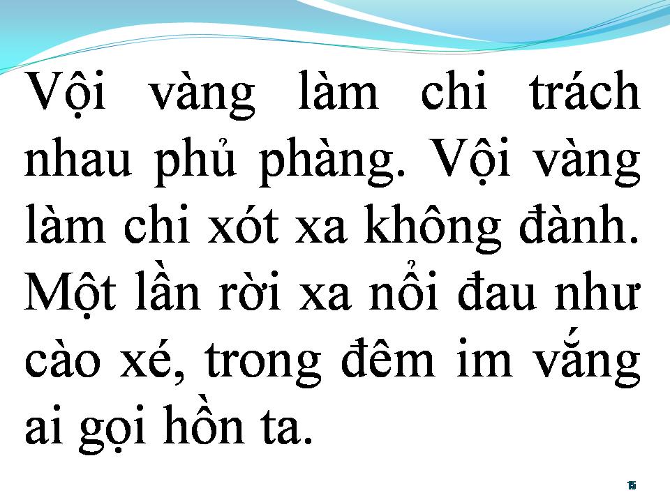 Lời bài hát BẠC TÌNH