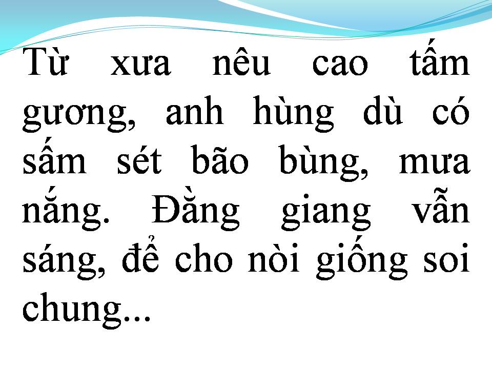 Lời bài hát BẠCH ĐẰNG GIANG