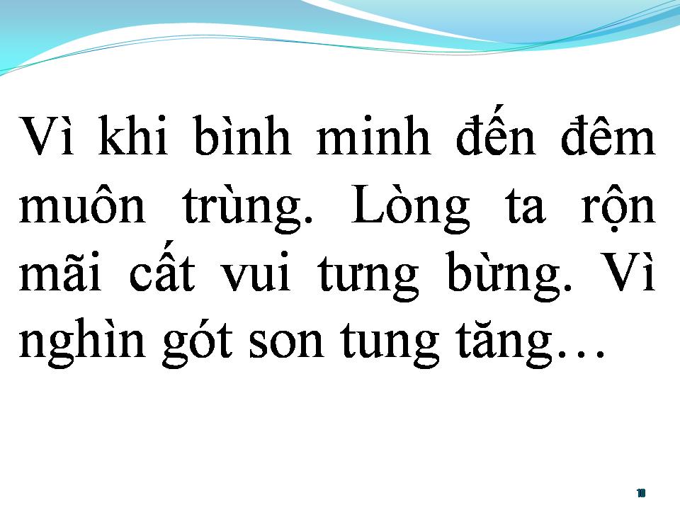 Lời bài hát BÀI CA CHƯA VIẾT HẾT LỜI