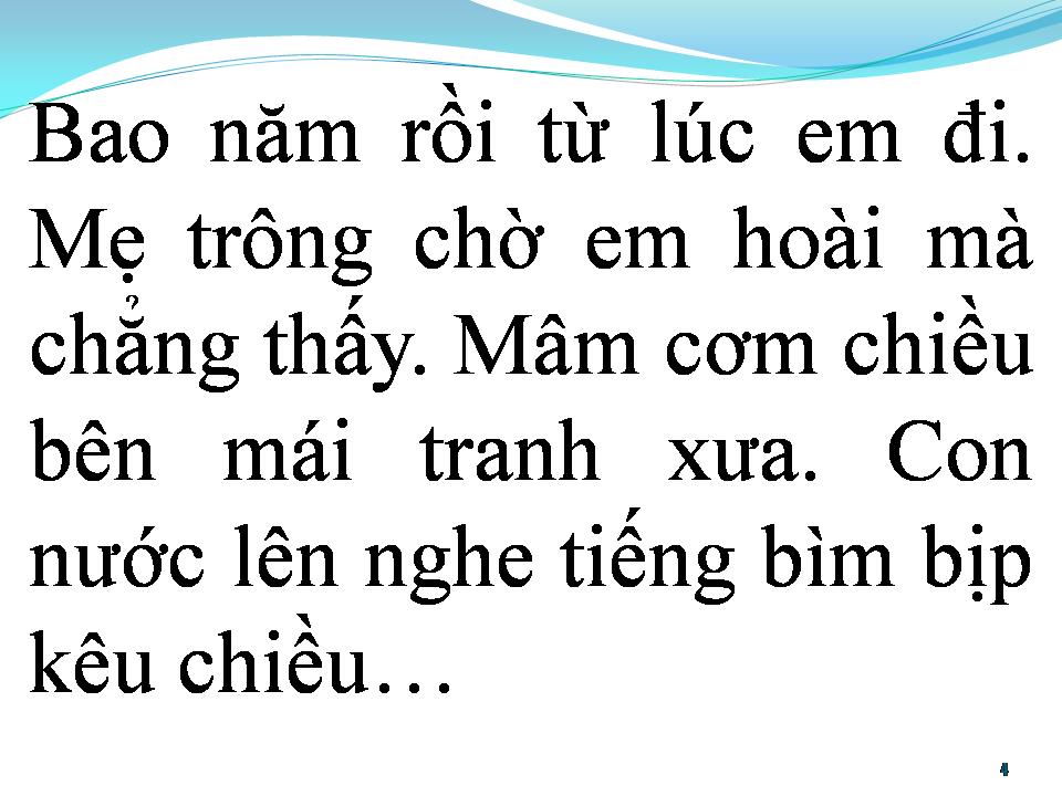 Lời bài hát BÀI CA DAO ĐẦU ĐỜI