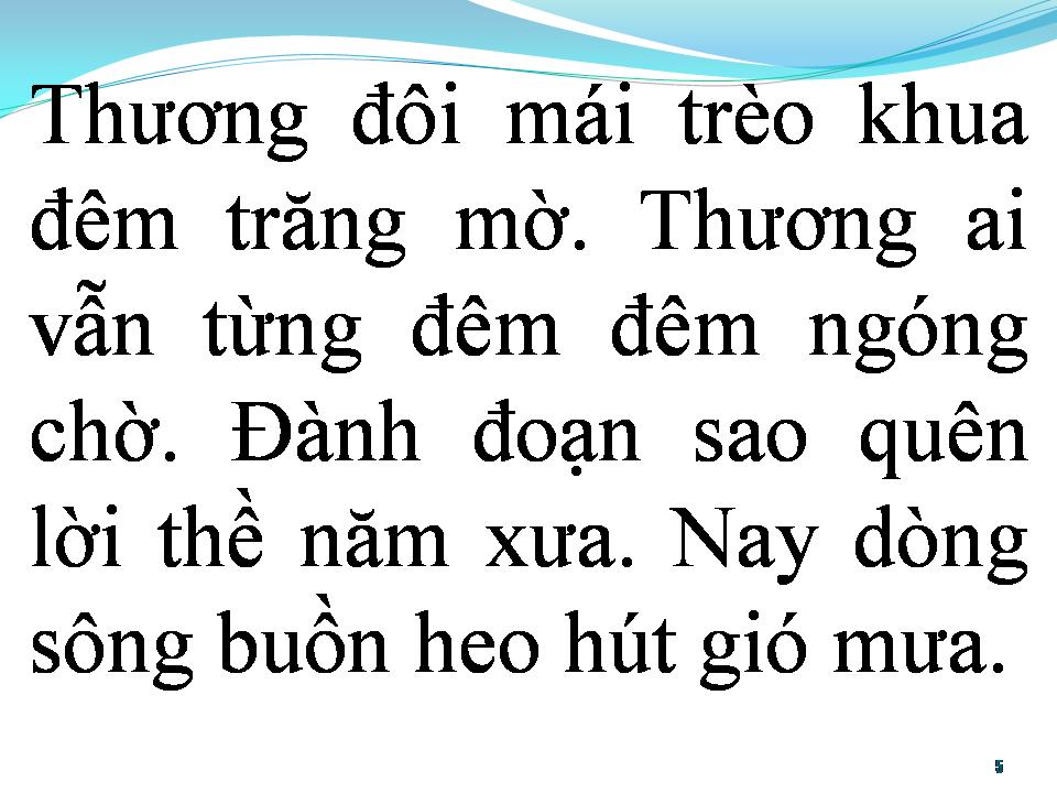 Lời bài hát BÀI CA DAO ĐẦU ĐỜI