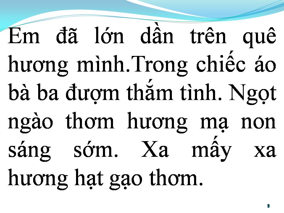 Lời bài hát BÀI CA DAO ĐẦU ĐỜI