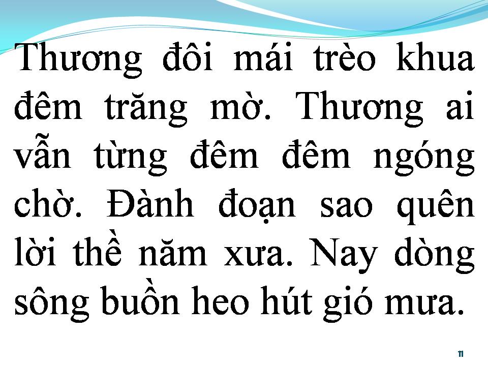 Lời bài hát BÀI CA DAO ĐẦU ĐỜI