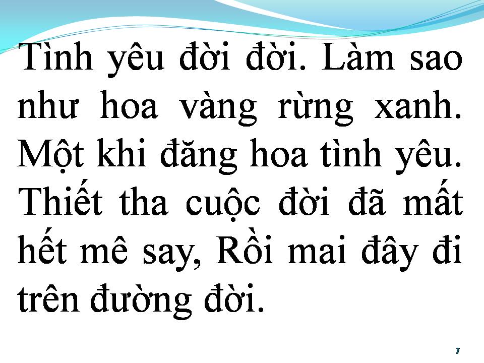 Lời bài hát BÀI CA HẠNH NGỘ
