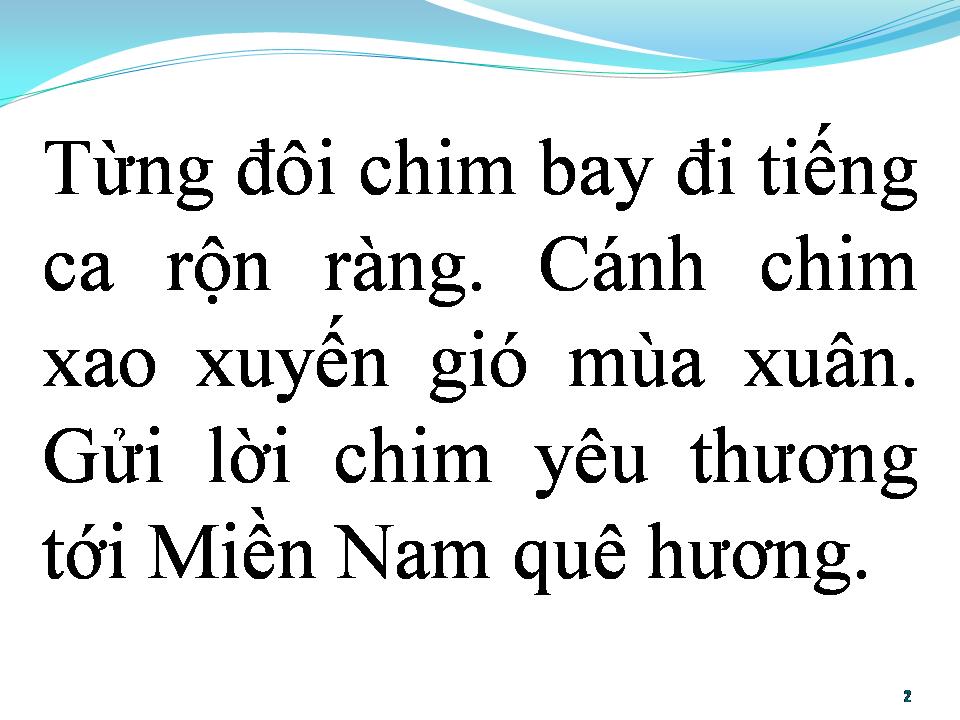 Lời bài hát BÀI CA HY VỌNG