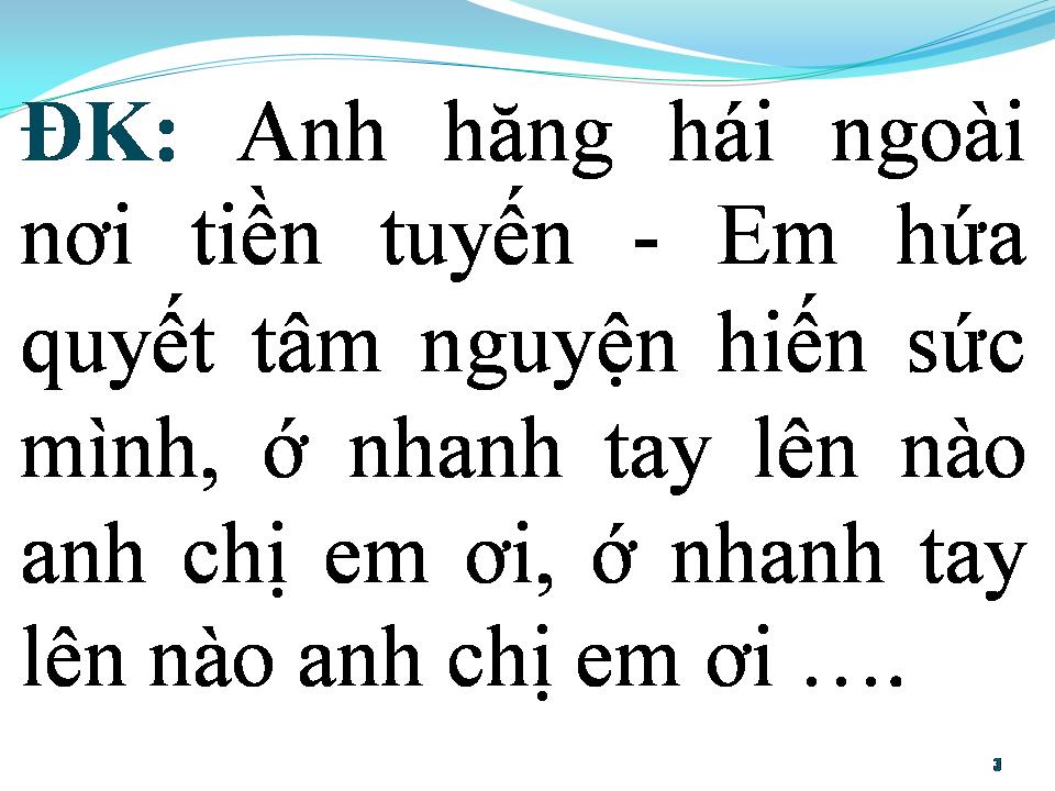 Lời bài hát BÀI CA MAY ÁO