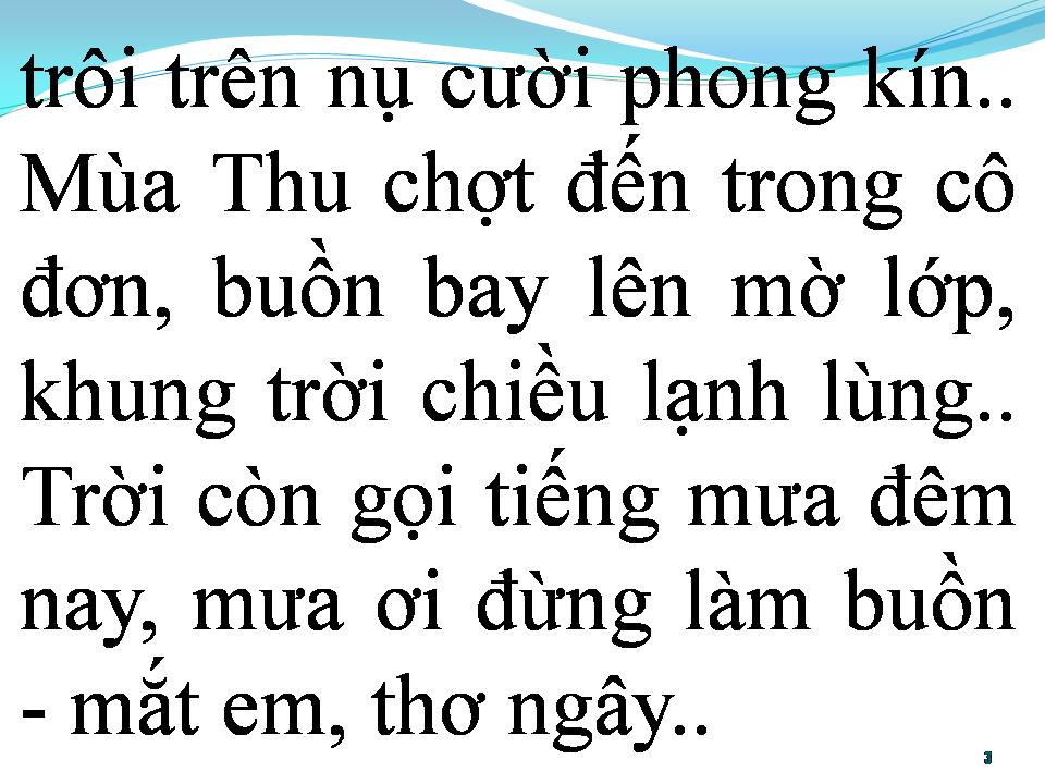 Lời bài hát BÀI CHO EM