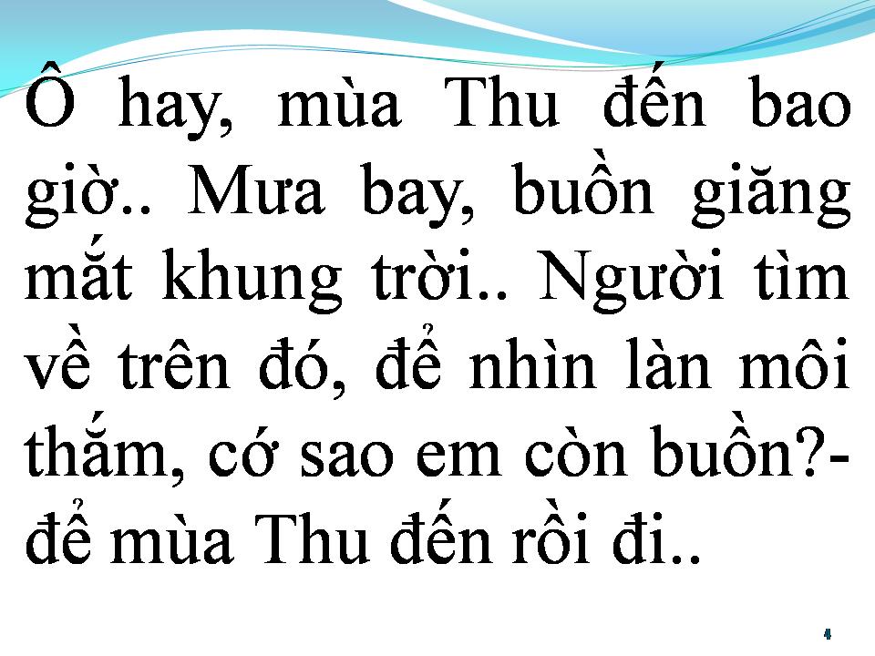 Lời bài hát BÀI CHO EM