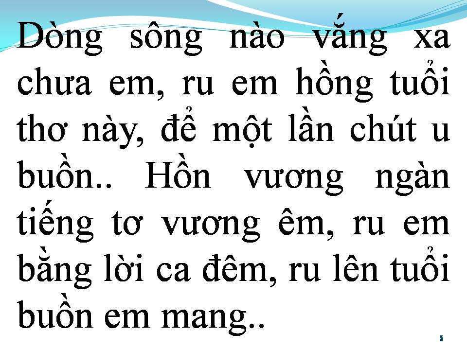 Lời bài hát BÀI CHO EM