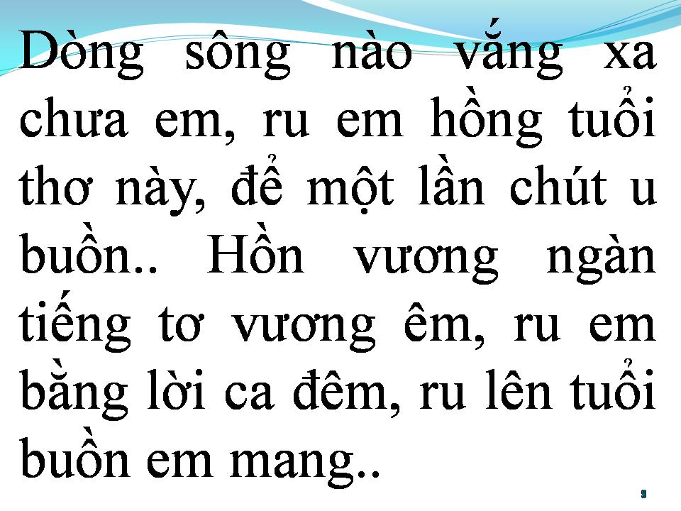 Lời bài hát BÀI CHO EM