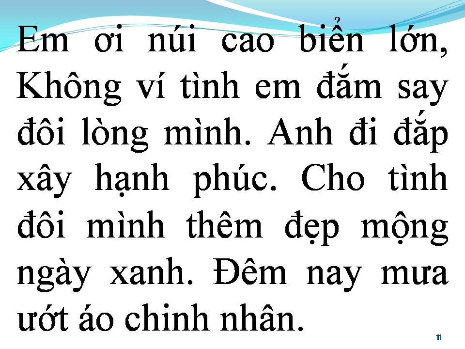 Lời bài hát BÀI HÁT NÀY CHO EM