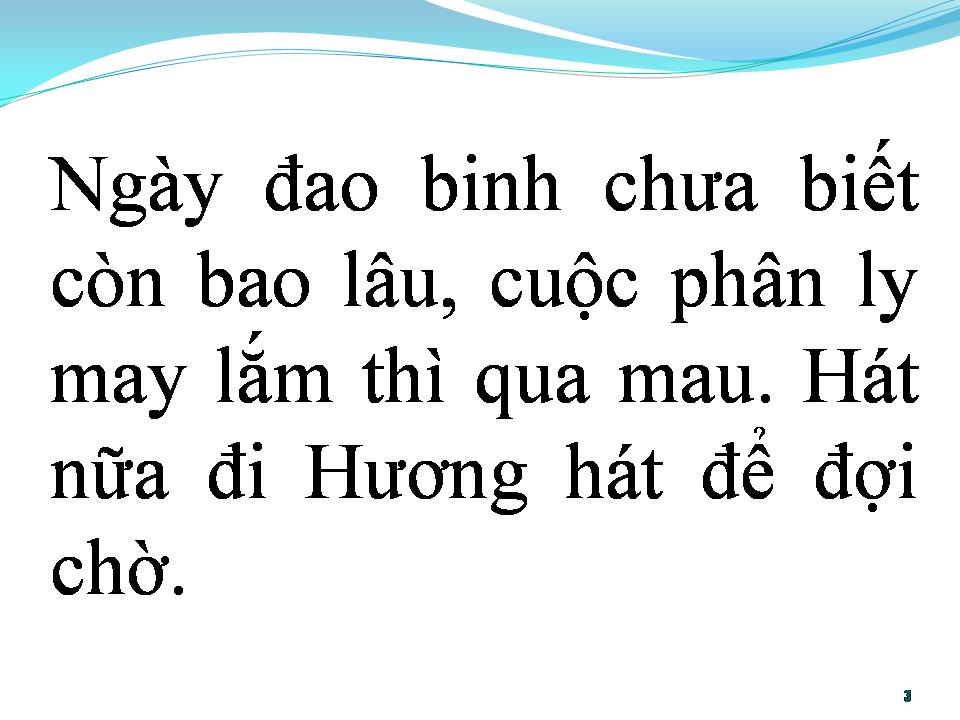 Lời bài hát BÀI HƯƠNG CA VÔ TẬN