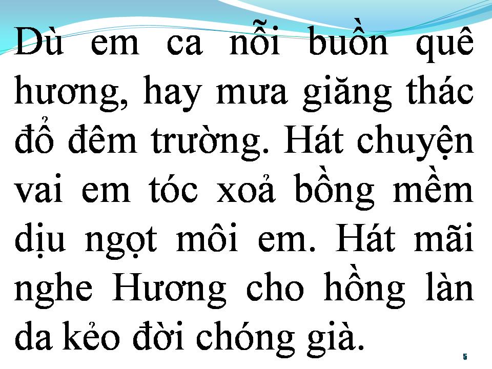 Lời bài hát BÀI HƯƠNG CA VÔ TẬN