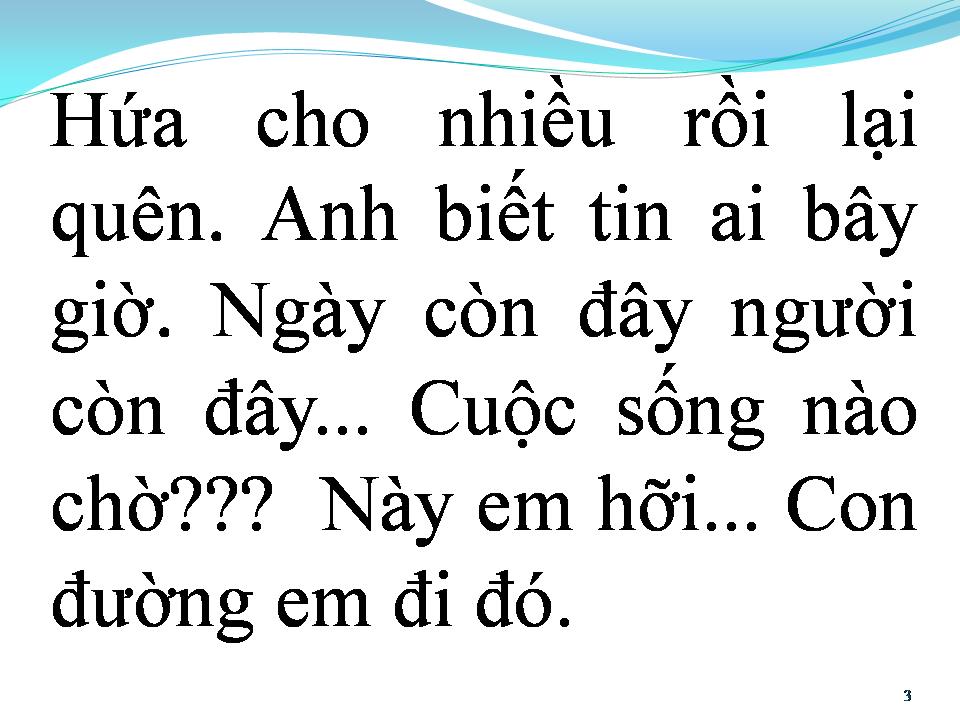 Lời bài hát BÀI KHÔNG TÊN CUỐI CÙNG
