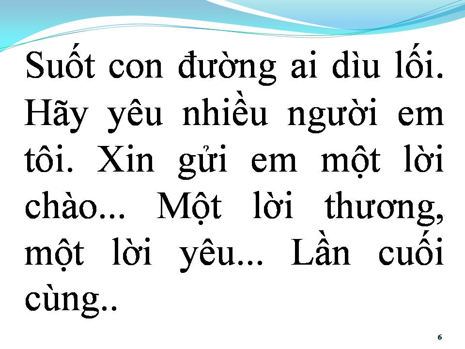 Lời bài hát BÀI KHÔNG TÊN CUỐI CÙNG