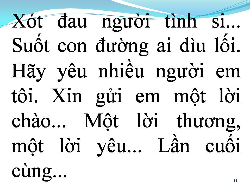 Lời bài hát BÀI KHÔNG TÊN CUỐI CÙNG