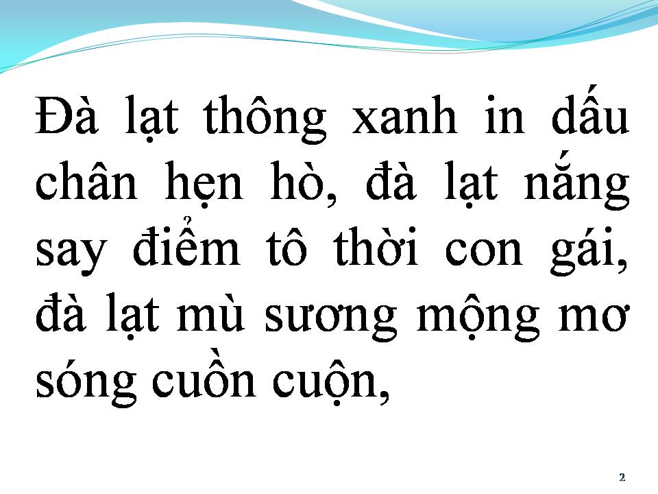 Lời bài hát BÀI KHÔNG TÊN SỐ 14