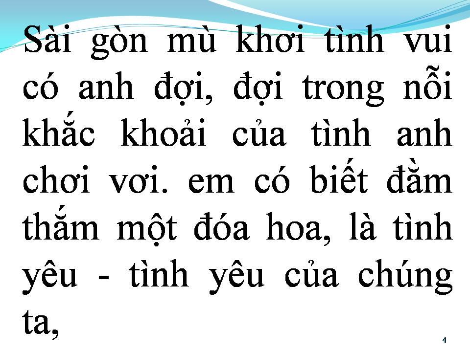 Lời bài hát BÀI KHÔNG TÊN SỐ 14