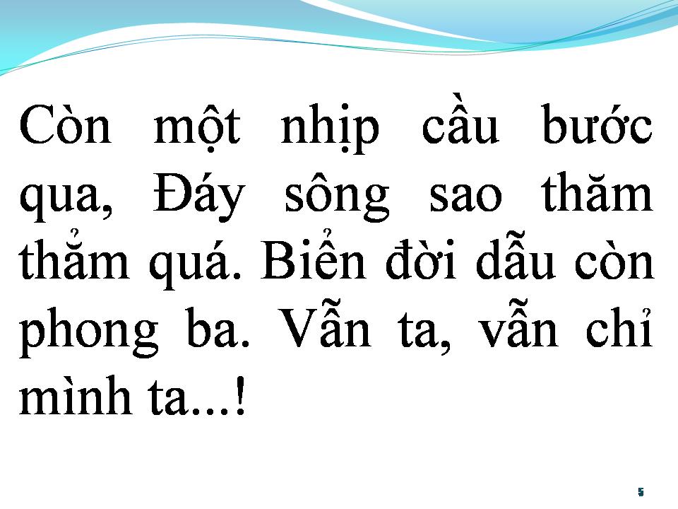 Lời bài hát BÀI KHÔNG TÊN SỐ 15