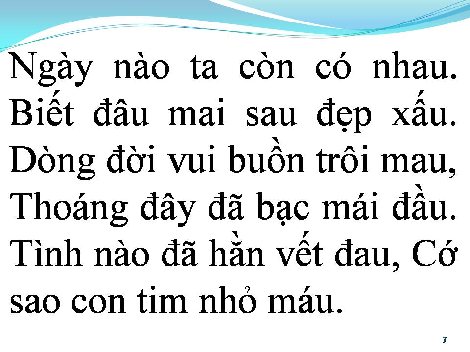 Lời bài hát BÀI KHÔNG TÊN SỐ 15
