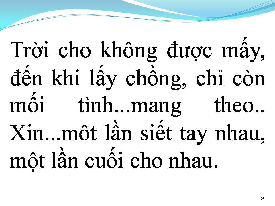 Lời bài hát BÀI KHÔNG TÊN SỐ 2