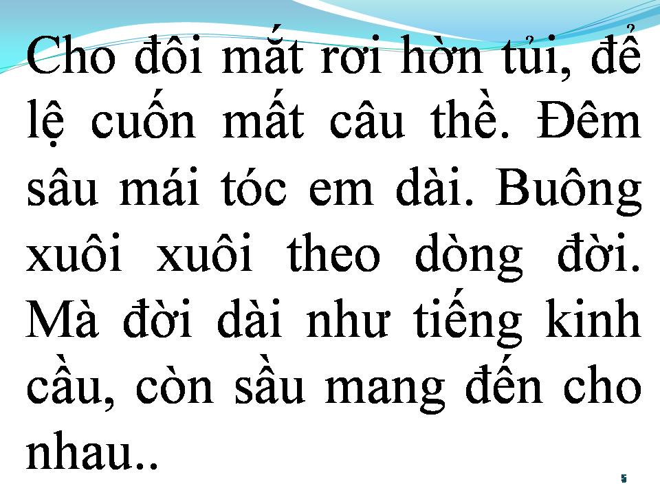 Lời bài hát BÀI KHÔNG TÊN SỐ 3