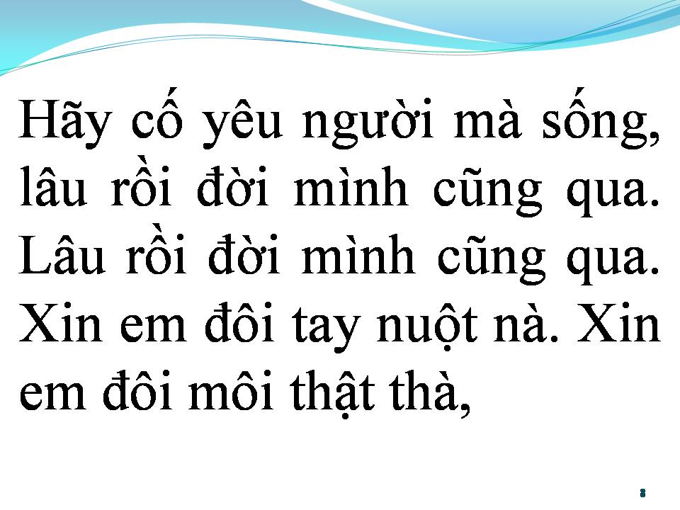 Lời bài hát BÀI KHÔNG TÊN SỐ 5