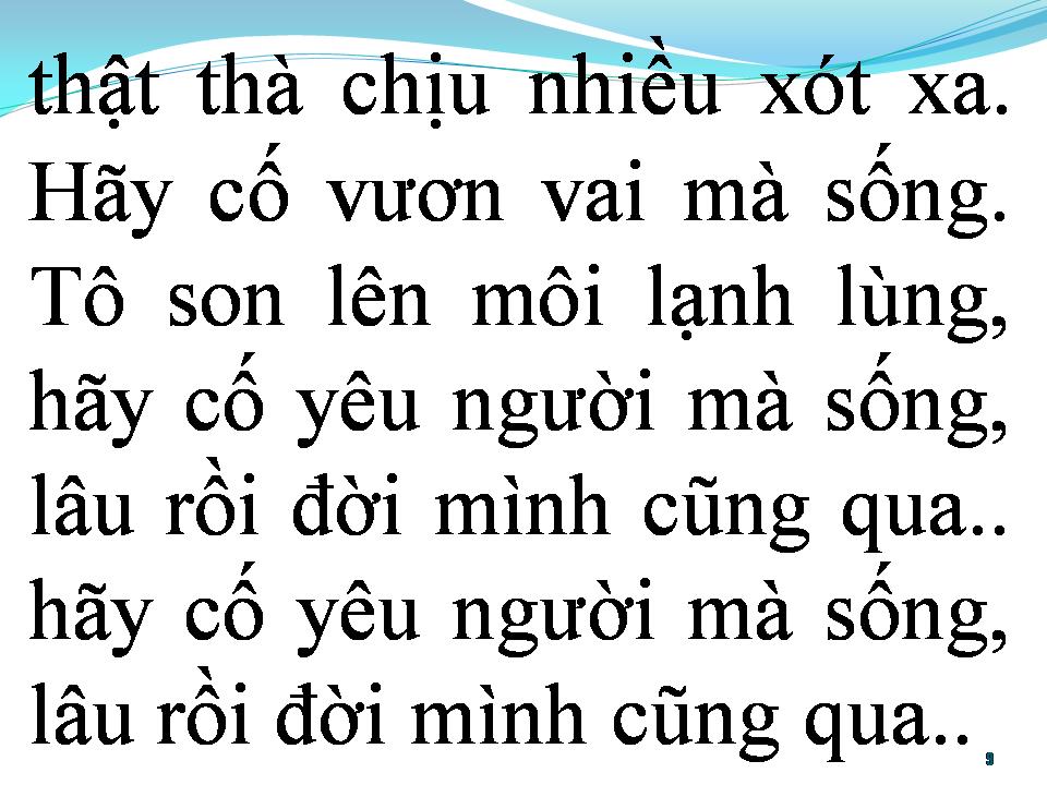 Lời bài hát BÀI KHÔNG TÊN SỐ 5