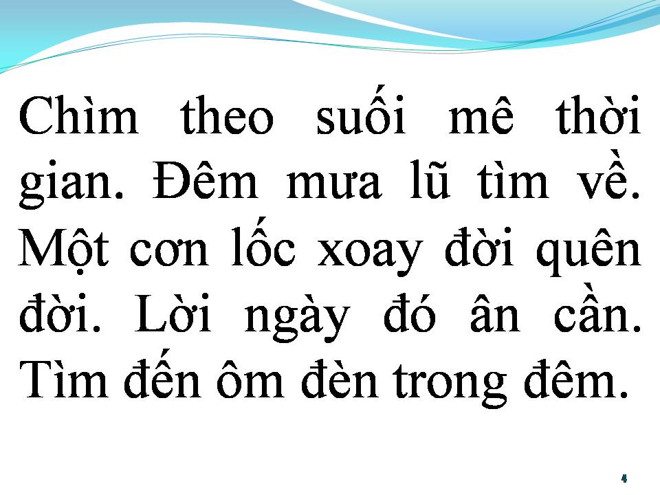 Lời bài hát BÀI KHÔNG TÊN SỐ 6