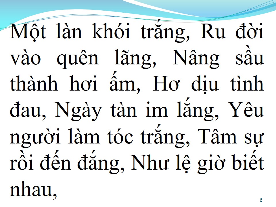 Lời bài hát BÀI KHÔNG TÊN SỐ 7