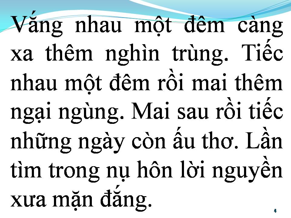 Lời bài hát BÀI KHÔNG TÊN SỐ 8