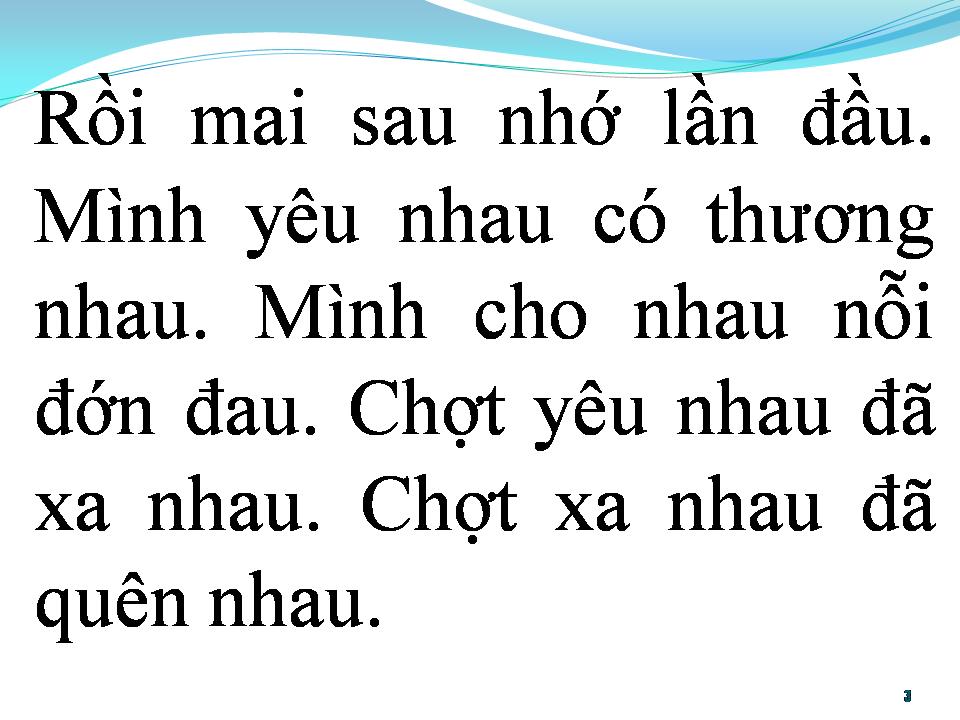 Lời bài hát BÀI KHÔNG TÊN SỐ 9