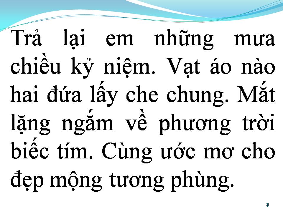 Lời bài hát BÀI LUÂN VŨ CUỐI CÙNG