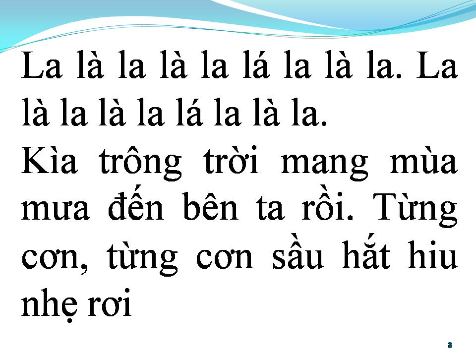 Lời bài hát BÀI LUÂN VŨ MÙA MƯA